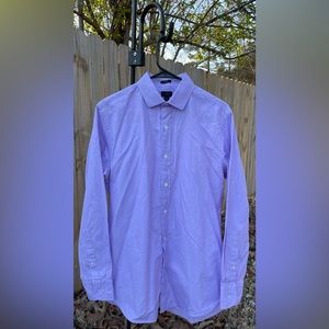 J. Crew • 120’s 2 PLY • Long Sleeve • Button Up Shirt • Medium
